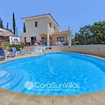 Large Pool Garden, Billiard, Peaceful Area, Near To The Sea, Coral Bay Paphos Villa
