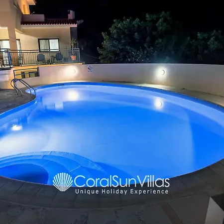 Villa Large Pool Garden, Billiard, Peaceful Area, Near To The Sea, Coral Bay Paphos *