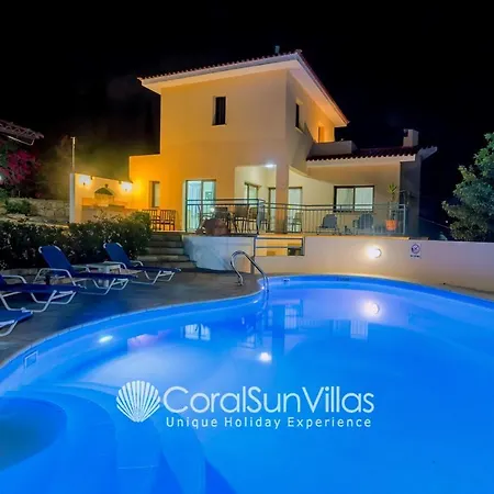 Large Pool Garden, Billiard, Peaceful Area, Near To The Sea, Coral Bay Paphos Пейя