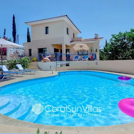 Large Pool Garden, Billiard, Peaceful Area, Near To The Sea, Coral Bay Paphos Пейя