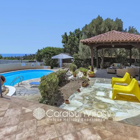 Large Pool Garden, Billiard, Peaceful Area, Near To The Sea, Coral Bay Paphos Pégeia