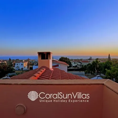 Large Pool Garden, Billiard, Peaceful Area, Near To The Sea, Coral Bay Paphos Villa Pégeia