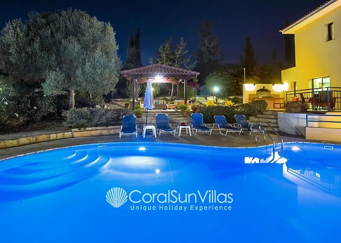 Large Pool Garden, Billiard, Peaceful Area, Near To The Sea, Coral Bay Paphos * Peyia