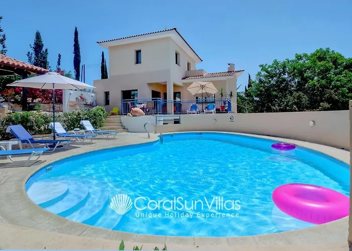 Large Pool Garden, Billiard, Peaceful Area, Near To The Sea, Coral Bay Paphos Peyia