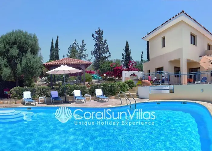 Large Pool Garden, Billiard, Peaceful Area, Near To The Sea, Coral Bay Paphos *