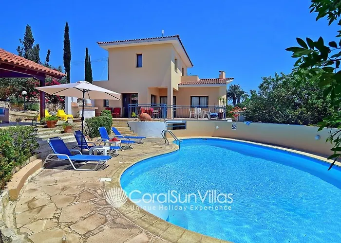 Large Pool Garden, Billiard, Peaceful Area, Near To The Sea, Coral Bay Paphos * Peyia